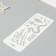 Plastic stencil "Snake and Chinese flashlights 2025", size 10x25 cm