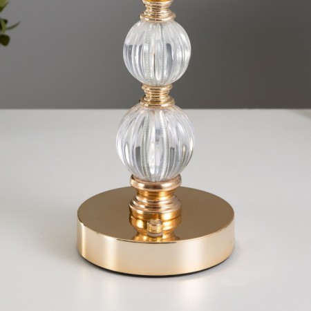 Table lamp sensory "gel" LED 10W battery gold 15x15x30 cm-6