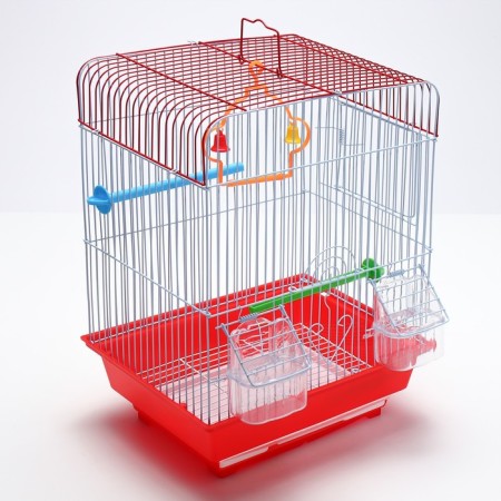 Poultry cell is equipped BD-1/2Q, 30 x 23 x 39 cm, red-3