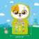 Musical phone number "Funny puppy", sound, light
