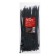 KREP nylon tundra clamp, for screed, 2.5x200 mm, black, in packaging 100 pcs.