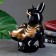 Candy Candy "Bulldog in the Clobe" Black, 23x20x13cm