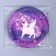 Disposable paper plate "Cute Unicorn", 18 cm