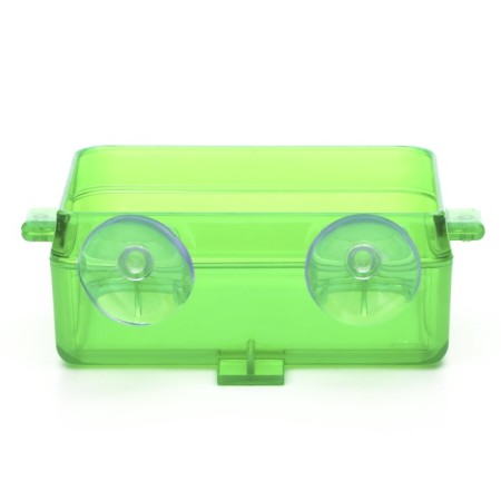 NomoyPet feeder for a terrarium on suction cups, 10 x 4 x 7.5 cm, green-2