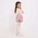 Baby backpack on lightning, pink color