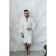 Terry dressing gown, size 48, white color