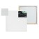 Canvas on the subframe, cotton 100%, 1.6 x 20 x 20 cm, acrylic soil, medium -grained, 380 g/m²