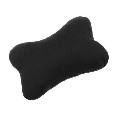 Car bone pillow, on the headrest, flax, brown, 16x24 cm-11