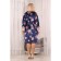 Female dress, size 60, blue, white color