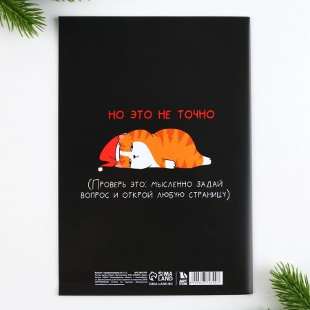 New Year. Notepad with A5 predictions, 12 sheets "The next year will be better"-7