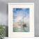 Photo frame plastic 30x40 cm (Paspartu 20x30 cm), white