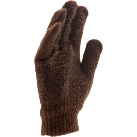 Workers, x/b gloves, with PVC coating, camel and sheep wool, double, Sibrtekh-2