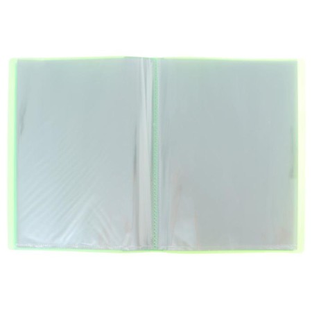 Folder with 20 A4 inserts, 500 μm, calligrata, neon, salad-1