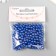 Set of beads "needlework" plastic, diameter 6 mm, 25 g, royal blue