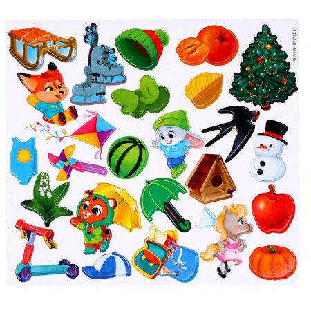 Developing magnets "Seasons"-1