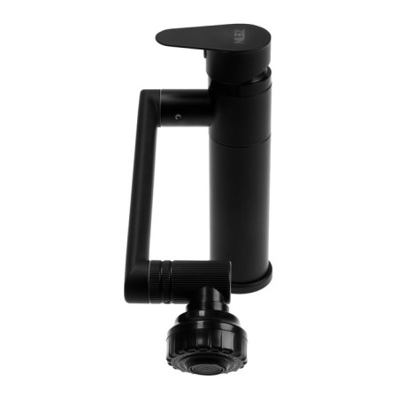 Zein Z3509 sink mixer, pour 360 °, 35 mm cartridge, brass, black-10