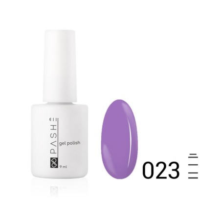 Color gel polish Pashe, No. 023 Amethyst orchid, 9 ml