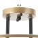 Sicily chandelier 5x60W E27 Gold 55x55x25.5cm