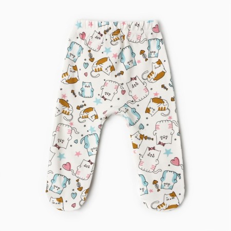 Children's sliders, white color/kittens, height 80 cm-2