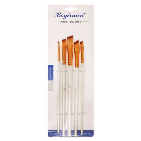 System of synthetics, 5 pieces (No. 1/8.3/8.5/8.1/2.1/4), flat, mowed, in the blister-3