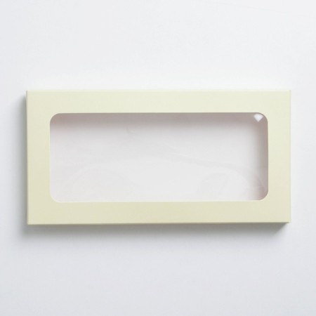 Chocolate box, confectionery packaging "Yellow", with a window, 17.3 x 8.8 x 1.5 cm-1