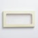 Chocolate box, confectionery packaging "Yellow", with a window, 17.3 x 8.8 x 1.5 cm