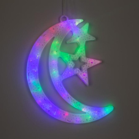 LED figure "Month" 30 × 40 cm, plastic, 220 V, glow of multi (RG/RB)