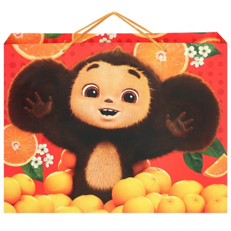 Gift package, 40x31x11.5 cm, packaging, Cheburashka-2