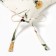 Siddle on the chair Ethel "Dandelions" 42x42x7cm, 100% HL, sarzha 178 g/m2