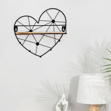 Wall hanger with a shelf 