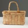 Wicker basket, 23 x 12 x 13/25 cm, sequoia