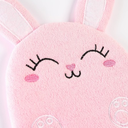 Baby washcloth for bathing "Bunny", mittens, from Mahra-2