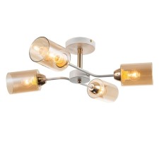 Lamp on the ESCADA rod, 1131/4P White/Gold. 4x60W, E27, 630x550x190 mm, white/gold color