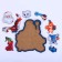 New Year's puzzle "New Year! Grandfather Frost and animals "
