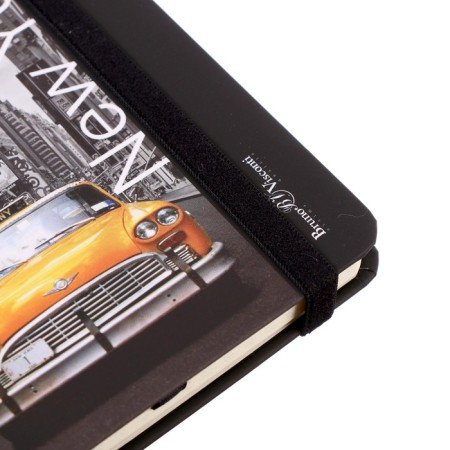 Notepad A6, 100 sheets of Megapolis Art. "Cities", hard cover, mix-2