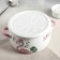 Broth with ceramic cover "Tropics", 900 ml, D = 14.5 cm, color mix