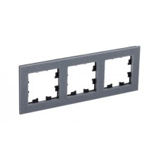 Frame for the socket/switch Sche Atn343203 Atlasdesign Nature, marble, gray color