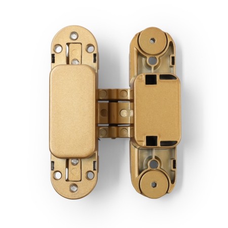 Loop of Lockland hidden installation, 30x110 mm, with 3D regulation, color matte gold-5