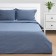 Denim 1.5 SP, 155x210cm bedding, 160x240cm, 50x70-2pcs, blue color, greedy cotton, 140 g/m2