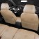 Auto-Chekhls for Ravon R2 since 2016-2020, hatchback, perforation, eco-leather, beige color