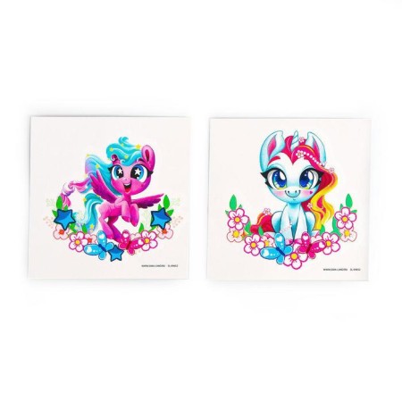 Children's tattoos, 8 × 8 cm, set 2 pcs., "Pony"