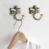 Furniture hook Cappio Dragonfly, one -rod, bronze