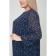 Women's dress, size 54, dark blue color