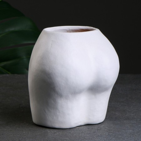 Vase "Aphrodite", White, 1.3 l/18x15 cm-1