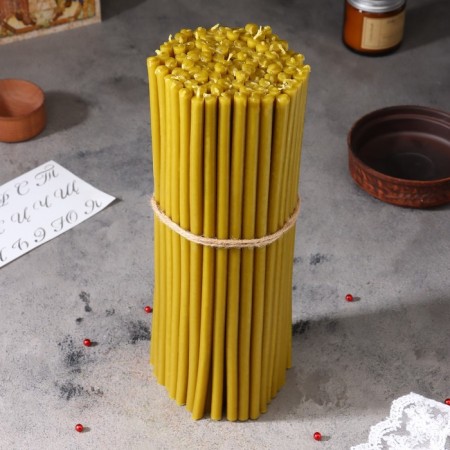 Honey candles No. 20, packaging 2kg, paraffin + honey oil-3