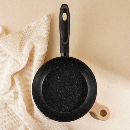 Aluminum pan with anti -stick coating SL Home, D = 20, H = 4.3 cm, Black Color Black-3