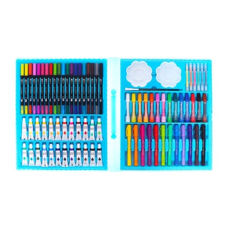 Set for drawing animals blue