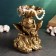 Steam for the little things "Frog on the stump" 25cm, bronze