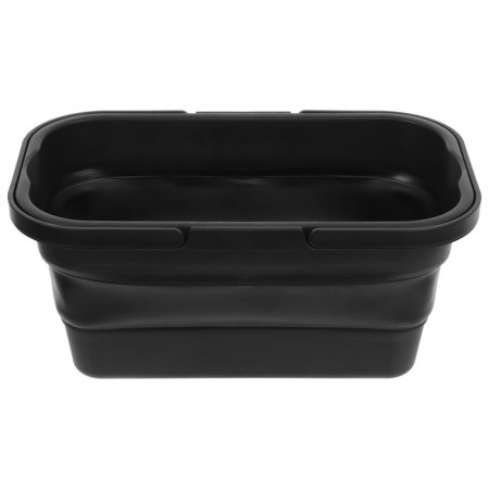 Folding basket for picnic, 47x26x24 cm, table 45x29x17 cm, black color-12