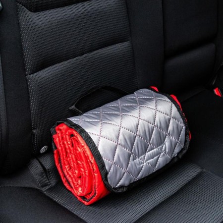 Tourist car rug, 150 × 110 cm, gray-3
